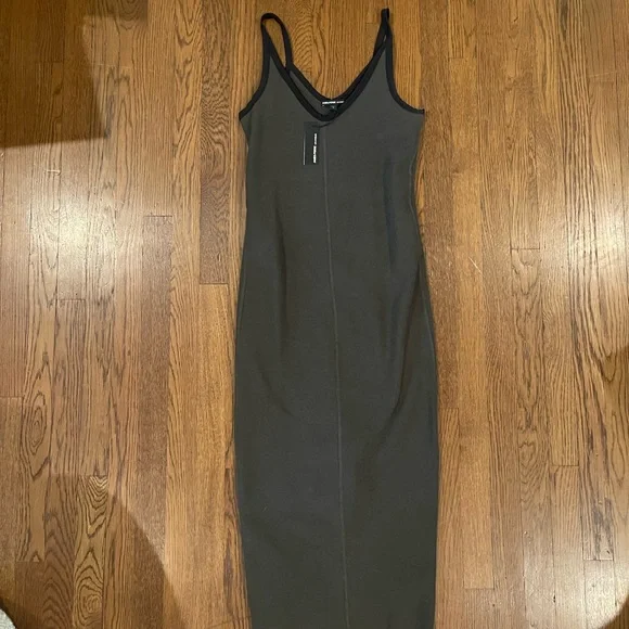 James Perse Chevron Rib Cami Dress - Picture 3 of 4